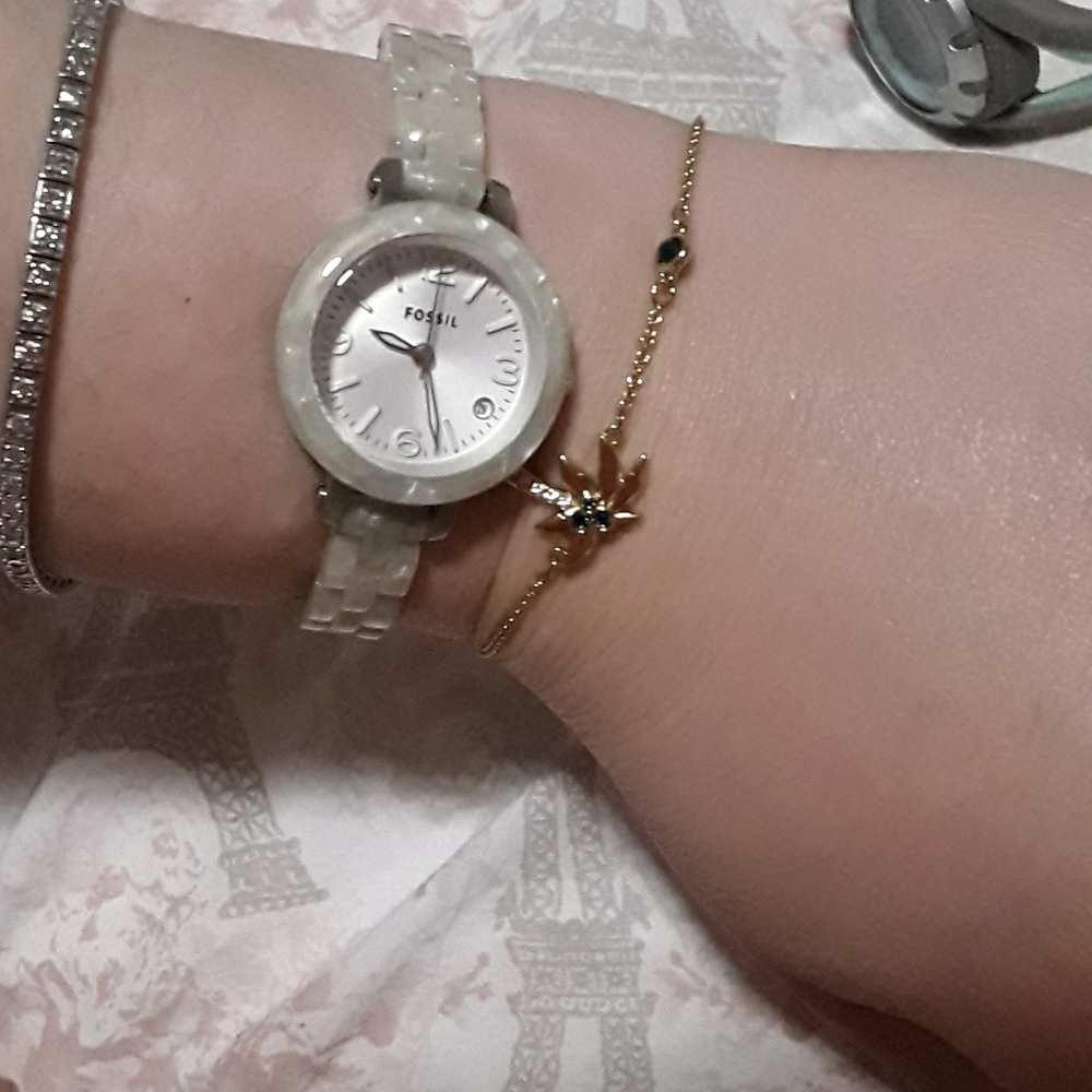 Fossil acrylic watch